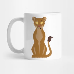 Minimalist Lioness Mug